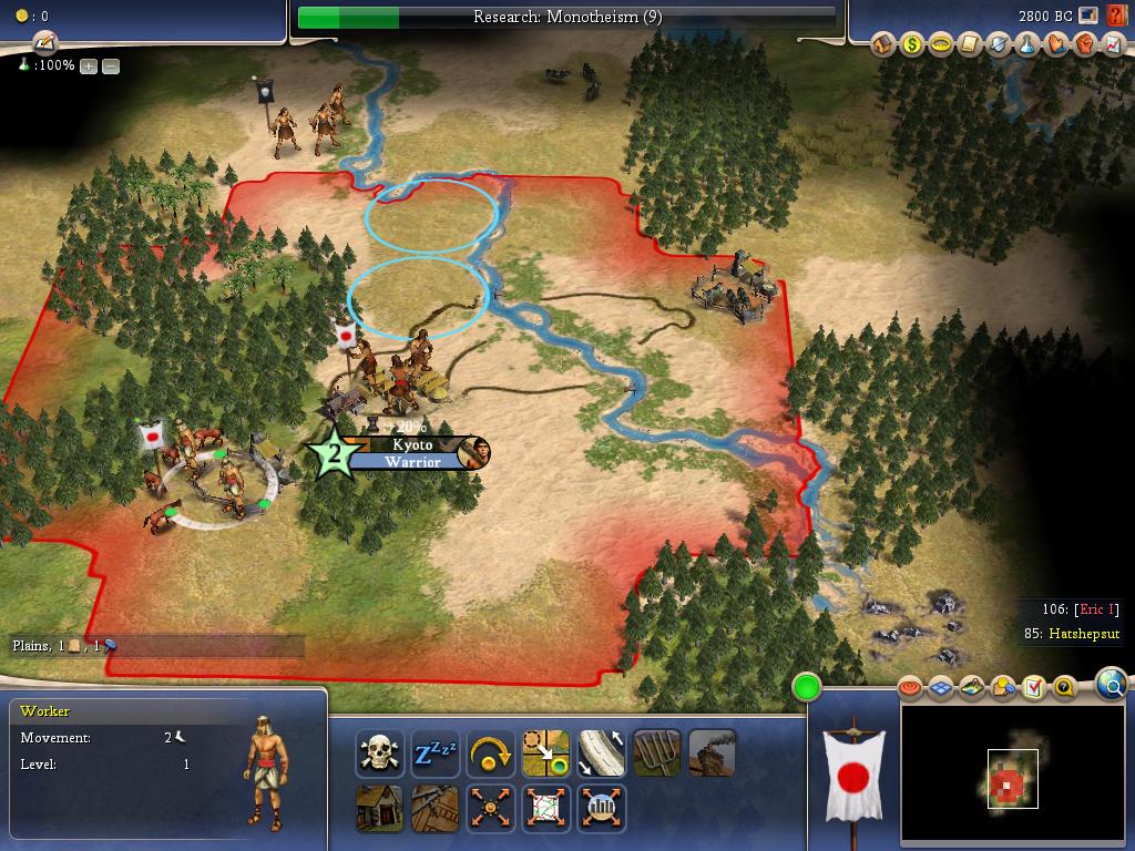 Civilization IV - early game