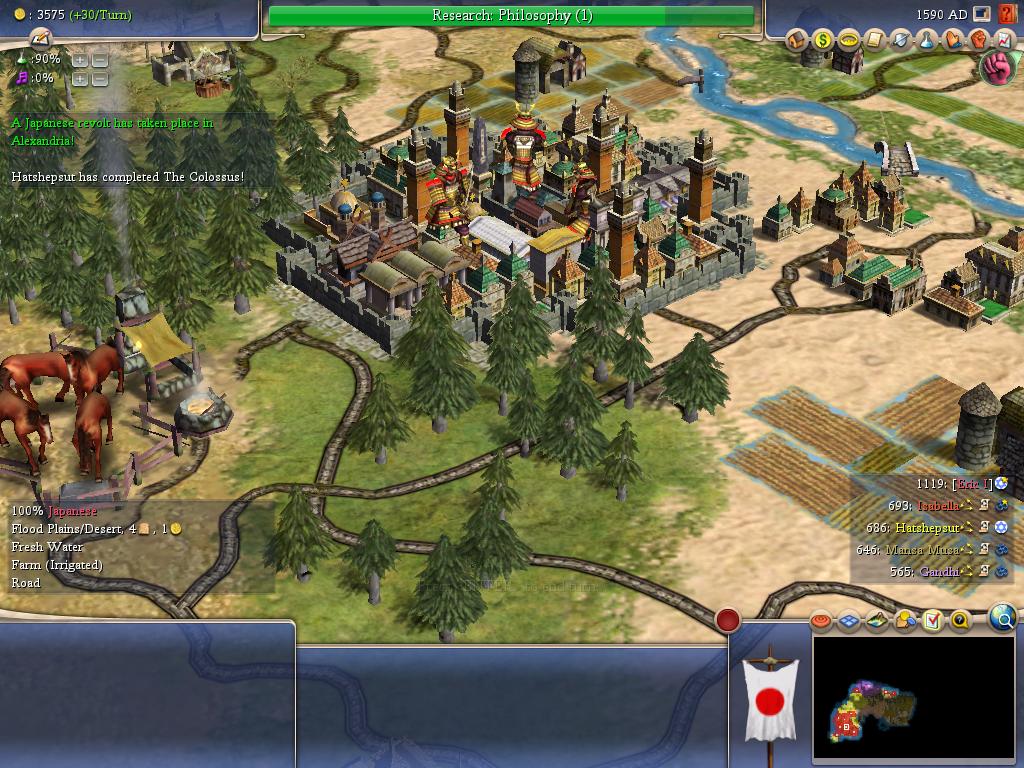 Civilization IV - City Growth