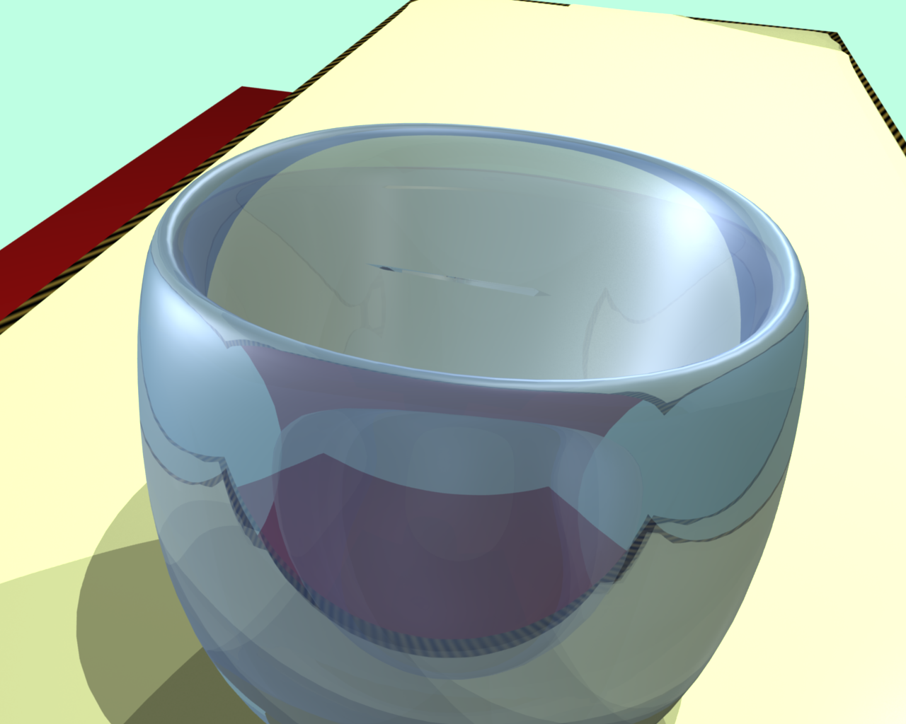 Cup rendered by Blender