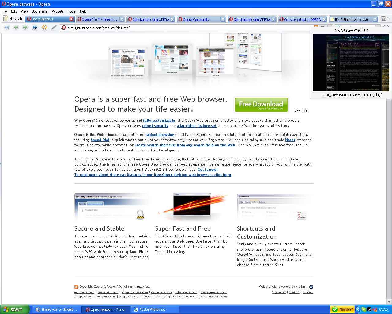 Another example of web preview