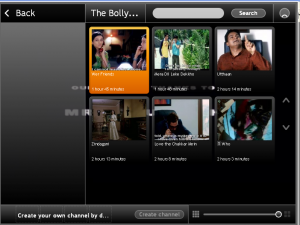 Some of the programs in the Bollywood Channel