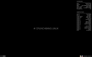 Crunchbang Linux - default desktop