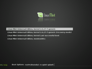 Linux Mint 6 - Grub