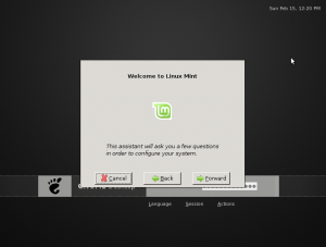 Linux Mint 6 - Configuration Wizard