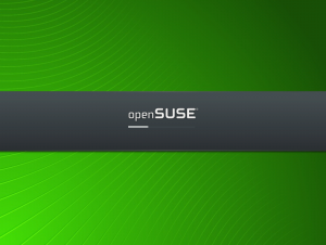 openSuse 11.1 - Boot up screen