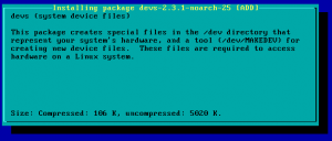 Slackware 12.2 - package installation