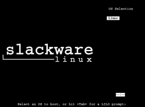 Slackware 12.2 - lilo screen