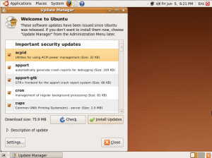 Ubuntu 9.04 - Updates