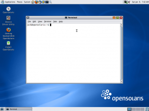 openSolaris 2008.11 Terminal