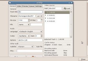 Ubuntu 9.10 Software Center acidrip Screenshot