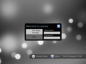 Slackware 13 - KDM