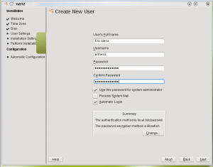 openSuse 11.2 creating user