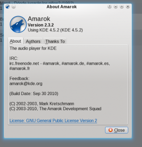 Amarok 2.5.2