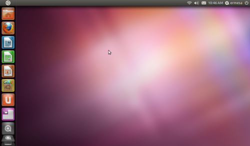 Ubuntu 11.04 Default Unity Desktop