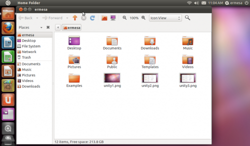Ubuntu 11.04 Nautilus No Menus