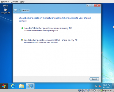 Windows 8 - networking setup