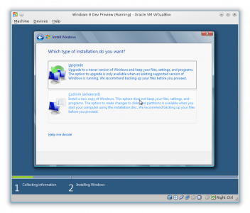 Windows 8 - upgrade or install