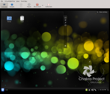 Chakra - default desktop