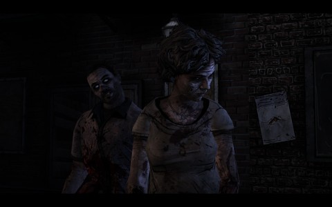 The Walking Dead Episode 5 - Clem's Parents as zombies