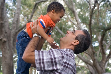 Dad and Anthony at the Park