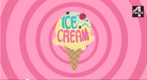 HyunA - Ice Cream Title Screen