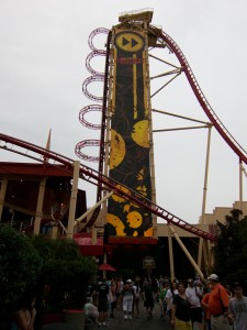 Rockit Roller Coaster at Universal Studios