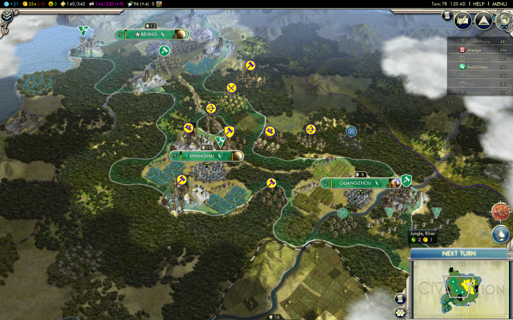 Civ 5 - Against Dave - Egyptian Military Might