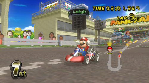 Mario Kart Wii (I won!)