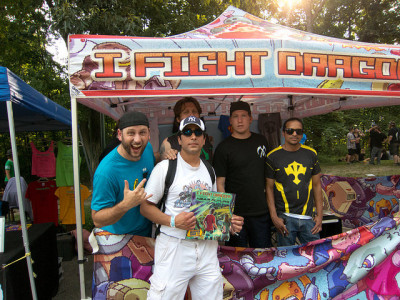 I meet I Fight Dragons in person at Warped Tour 2014