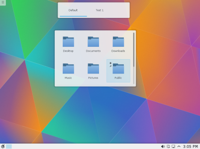 Fedora 22 KDE Beta Widgets 1