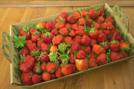 All the strawberries