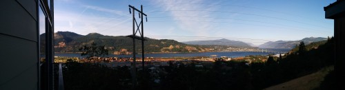 Panorama from my parent's rental place