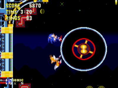 Sonic the Hedgehog 3 Carnival Zone - Wheel of Centripidal Force