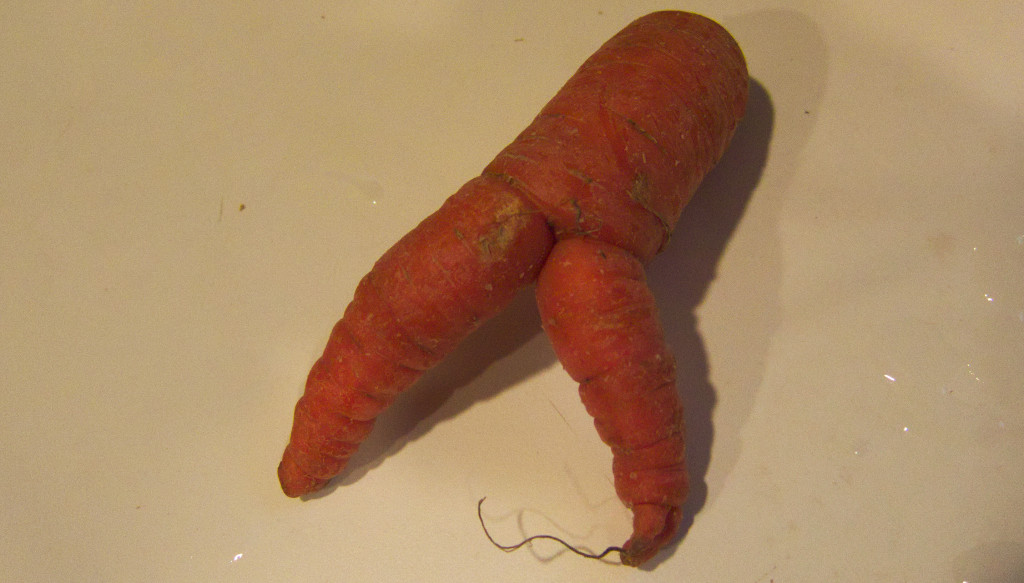 This carrot could walk away from you
