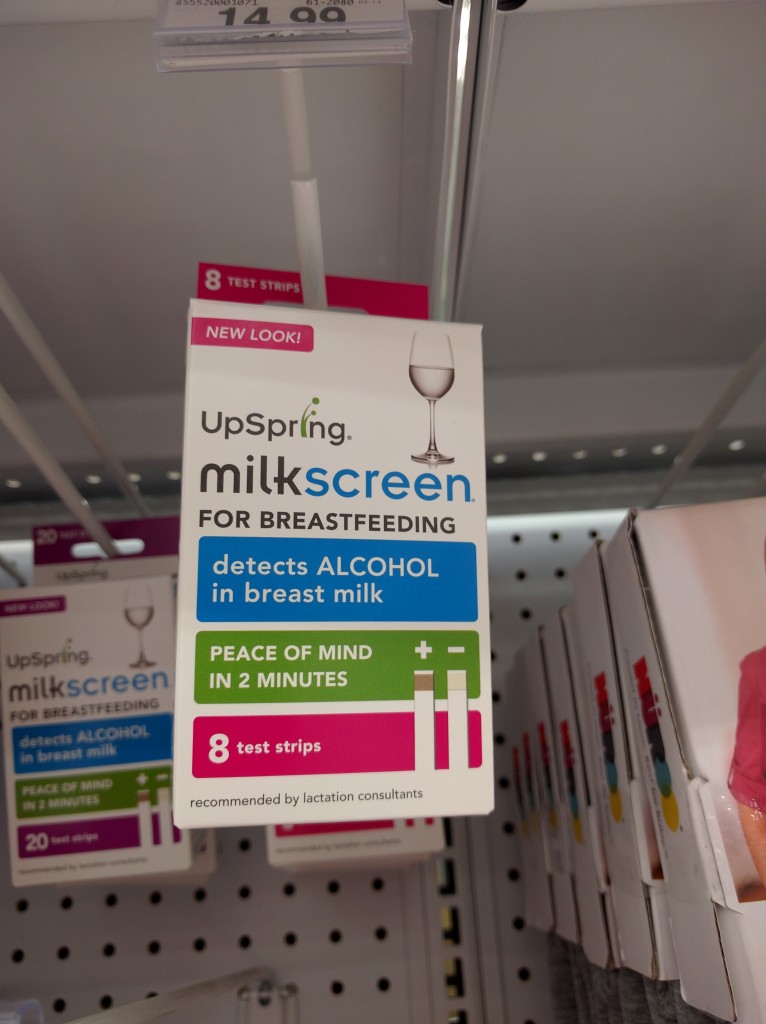 For testing alcohol in breast milk