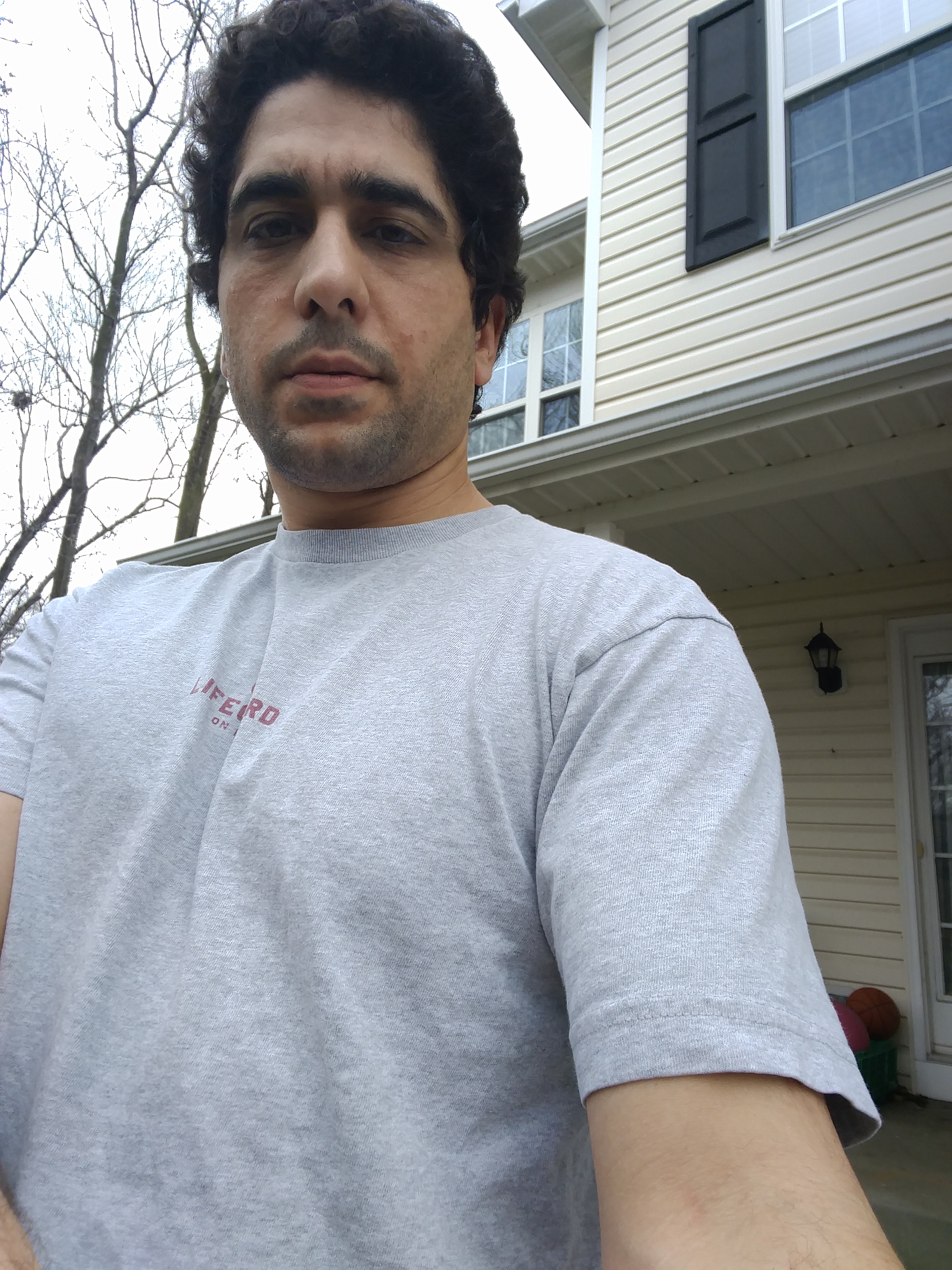Out in a T-shirt on Christmas Eve in MD