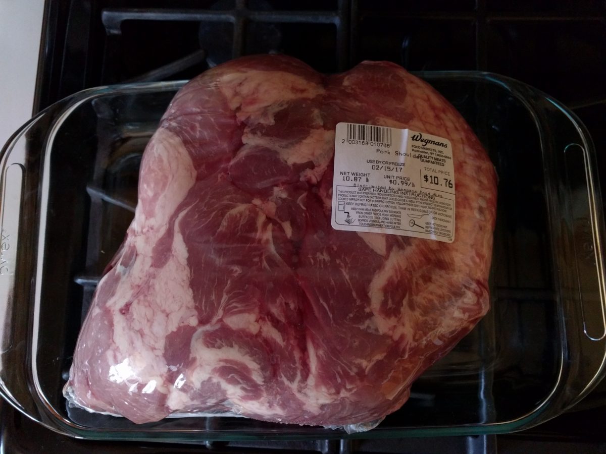 10.87 lbs of Pork Shoulder aka Pork Butt