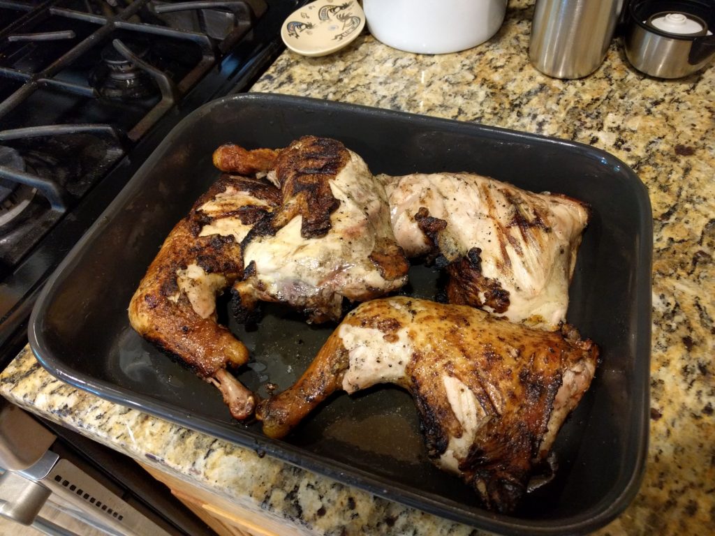 Finished chicken