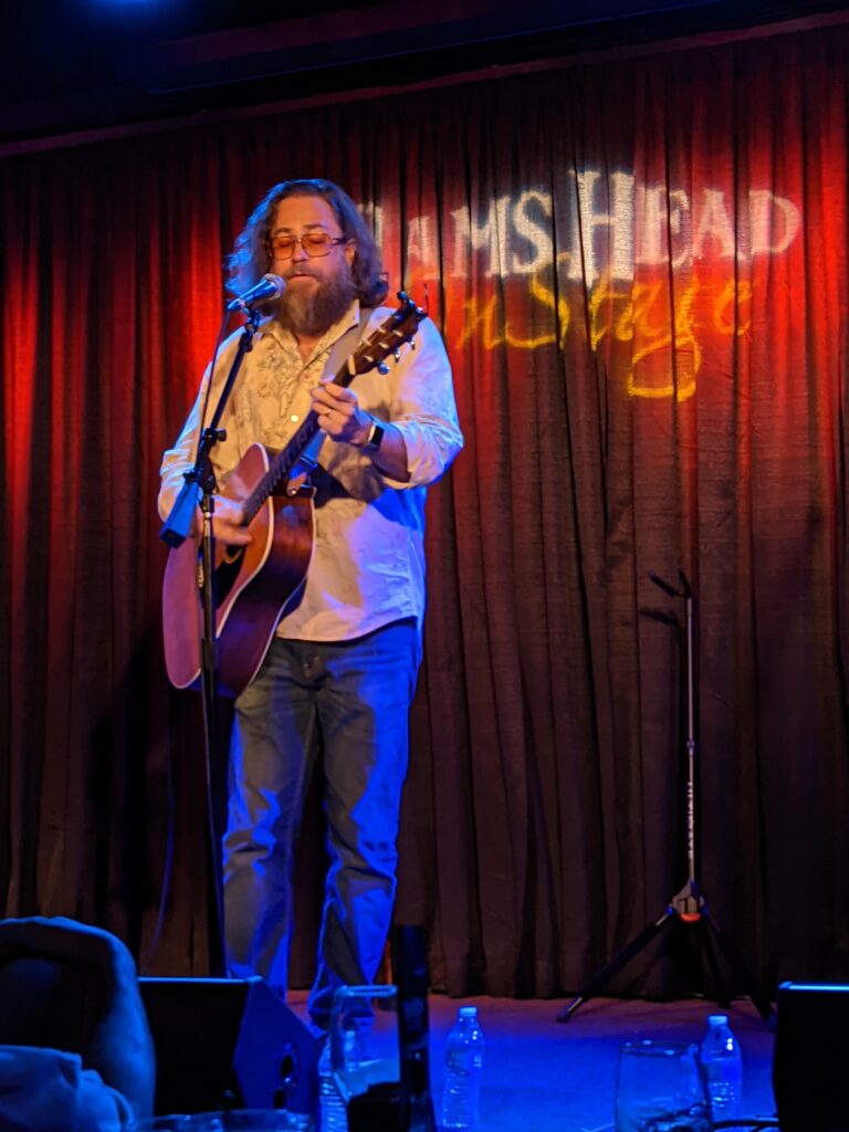 Jonathan Coulton on stage at at Ram's Head in Annapolis