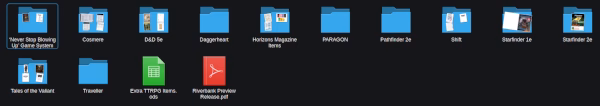 My TTRPG PDFs are organized by system