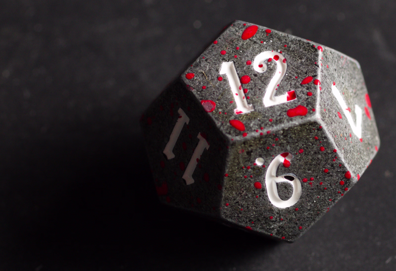 A bloody d12!
