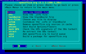 sbopkg OpenOffice.org information