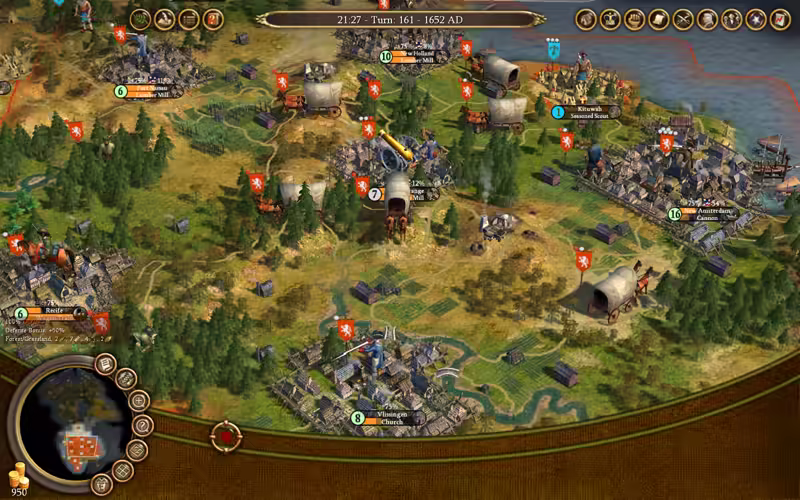 Civilization IV: Colonizaton: Wagon Trains Everywhere