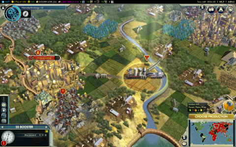 Civilization V - Darius I of the Persians and spaceship part 1