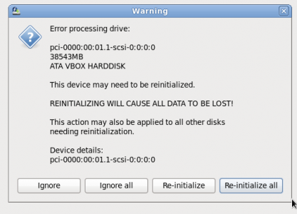 Fedora14 - Install - Storage Virtualbox Error