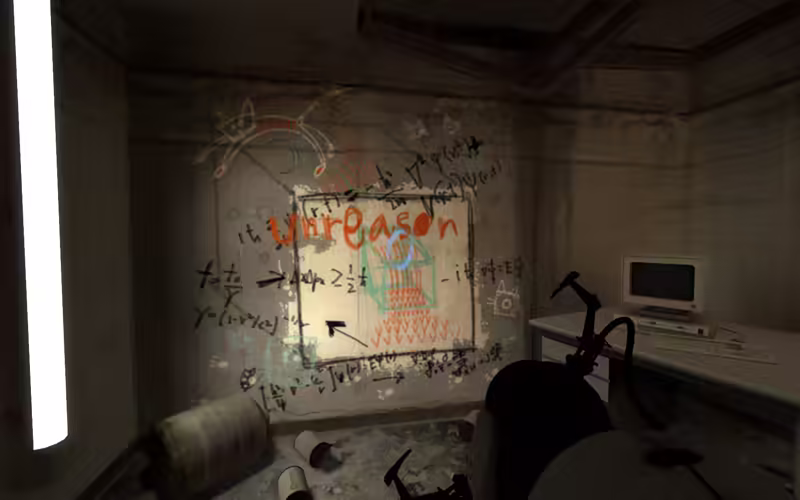 This room makes a lot more sense if you’ve read the comic