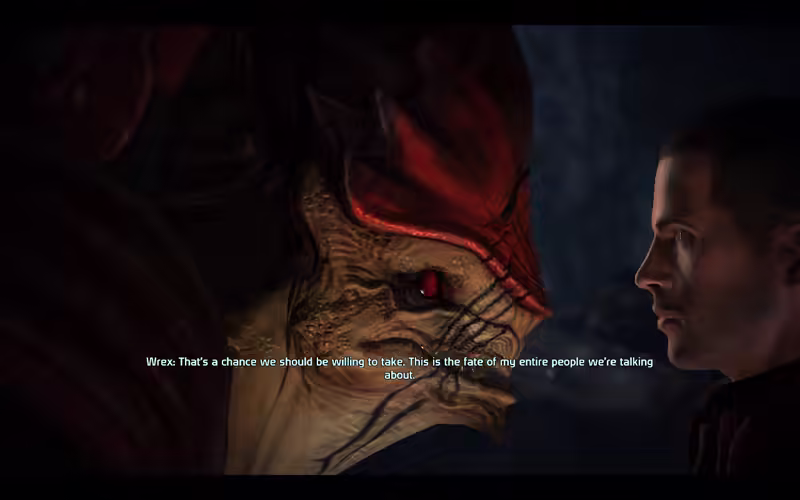 Wrex on Virmire
