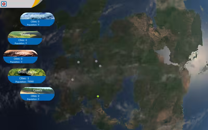 My Cities XL Region - 1 city with 75 thousand residents