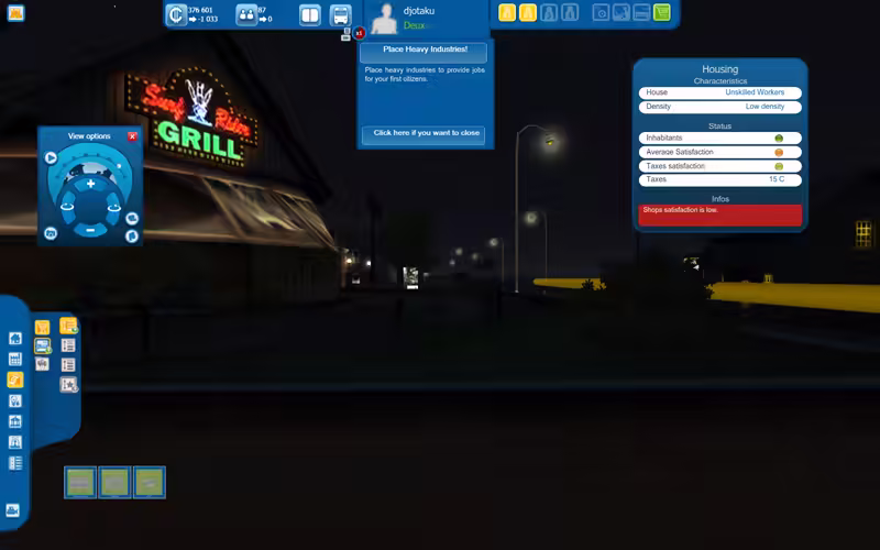 Cities XL - a restaurant in my city