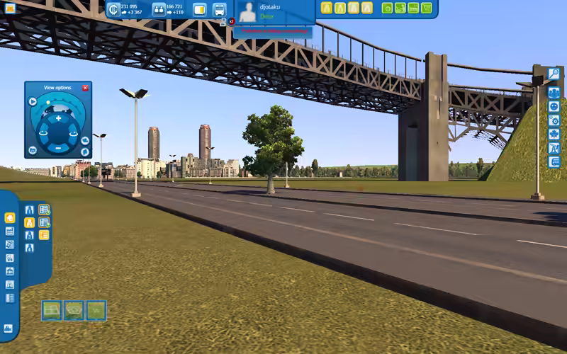 Bridge and Road with 166 thousand residents
